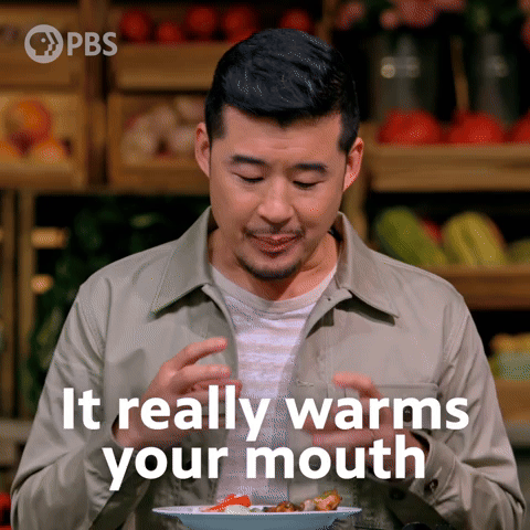 Warms your mouth