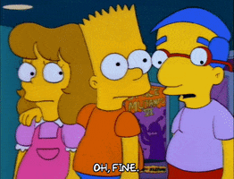 Season 3 Whatever GIF by The Simpsons