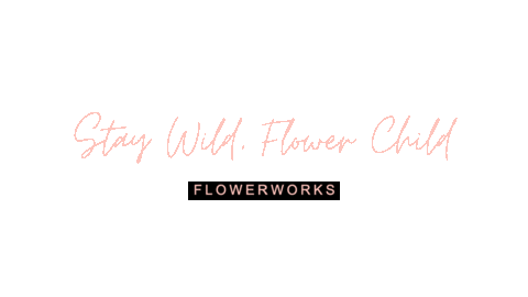 Flower Stay Wild Sticker by Devika Sharma
