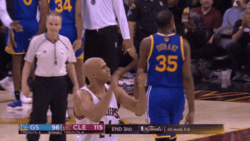 excited cleveland cavaliers GIF by NBA