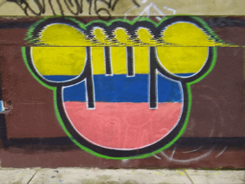 amordub giphygifmaker colombia graffiti bogota GIF
