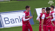 High Five Celebration GIF by Cliftonville Football Club