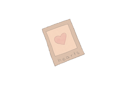 Polaroid Hearts Sticker by BVK Students Hannover