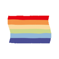 groetjesriri rainbow pride lhbtq groetjes riri Sticker