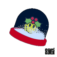 Christmas Snowglobe Sticker by Smiley