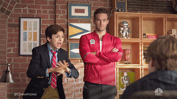 stop talking champions nbc GIF by NBC