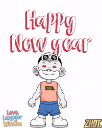 Happy New Year Feliz Ano Novo GIF by Zhot