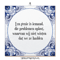 Genie Humor Sticker by Tegelspreuken.nl