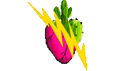 MarToledanoStudio heart corazon lightning cactus Sticker