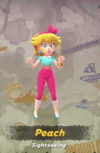 Super Mario Peach GIF