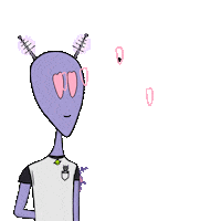 I Love You Sticker by Lonely Aliens