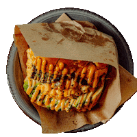 44Brekkie breakfast eggdrop eggcelent breakfast sandwich Sticker