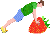 Push Up Fit Boy Sticker by Ellis D