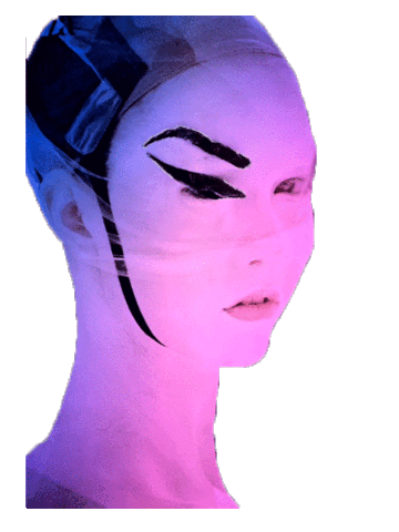 Girl Television Sticker by Gisela Guzmán