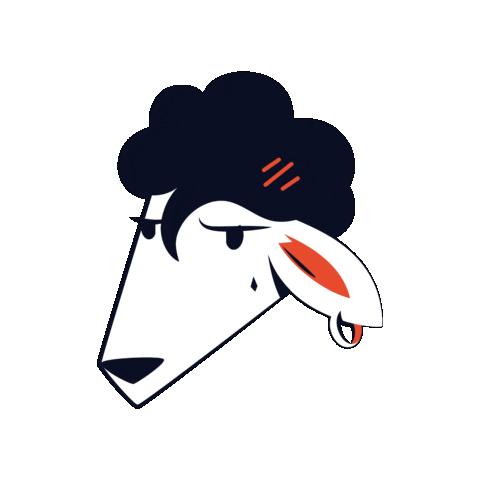 Sheep Sticker by Dablion agency