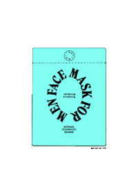 Hetime skincare selfcare hydrate facemask Sticker