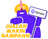 GineeIDN marketing ads erp omnichannel Sticker