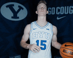 Byu Basketball Sport GIF by BYU Cougars