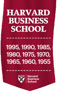 Reunion Mba Sticker by Harvard Business School