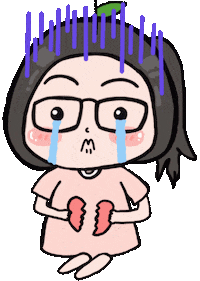 Sad Oh No Sticker