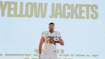 Georgia Tech Football Sport GIF by Georgia Tech Yellow Jackets