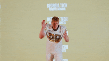 Georgia Tech Football Sport GIF by Georgia Tech Yellow Jackets