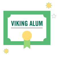 Vikings Graduation Sticker by Cleveland State University