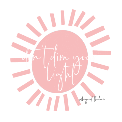 Sunshine Empower Sticker by Beyond_thedawn