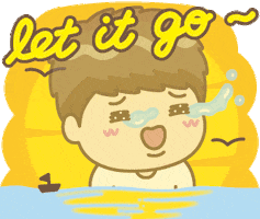 OpenWang sticker line let it go 貼圖 GIF