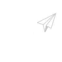 Paper Airplane Hearts Sticker