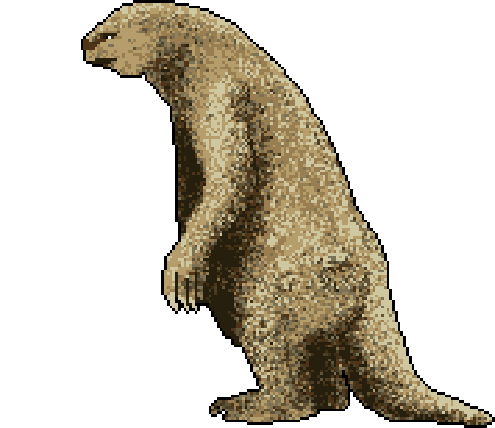 PositPixel giphyupload pixel art sprite sloth Sticker