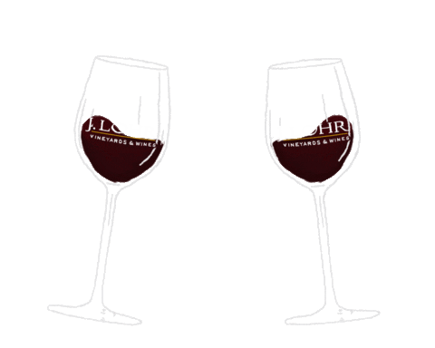 Red Wine Cheers Sticker by J. Lohr Vineyards & Wines
