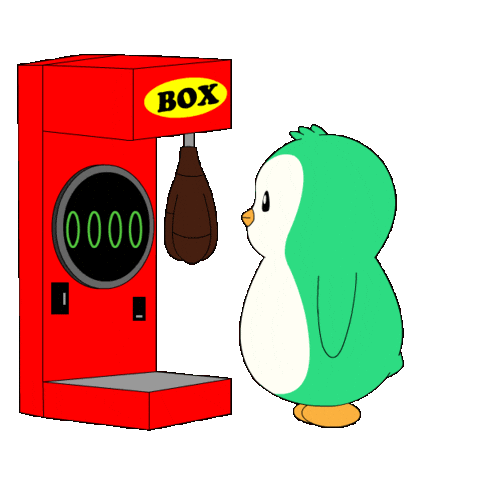 Penguin Ufc Sticker by Abster