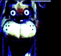 CallmeBigSlice blue scream fnaf freddy GIF