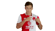 slavia football thumbs up Sticker by SK Slavia Praha