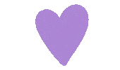 craftynib socute purpleheart craftynib Sticker