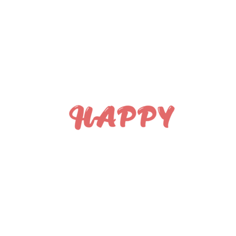 Happy 開心 Sticker