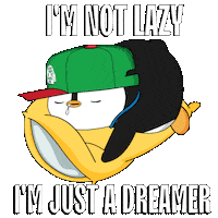 Tired Sleep Sticker by Pudgy Penguins