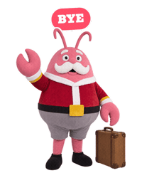 See Ya Goodbye Sticker by LobsterClaus