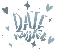 Date Night Hearts Sticker by Tutajna