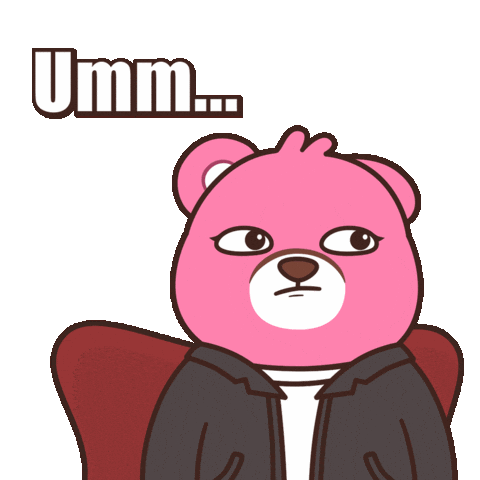 Teddy Bear What Sticker by BEARISH