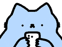 Sad Blue Cat GIF by sillynub