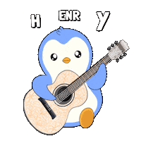 Penguin Henry Sticker by Pudgy Penguins