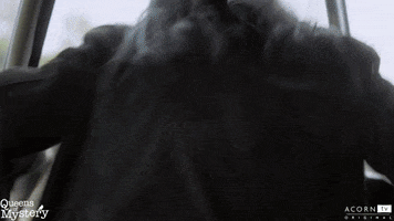 acorn-tv reaction lol bye nope GIF