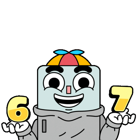 6 7 Fridge Sticker by Nexio