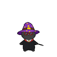 Harry Potter Christmas Sticker by Silly Kitties