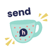 Coffee Designing Sticker by Hubble