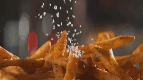 french fries salt GIF by Checkers & Rally's