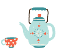 Tea Time Coffee Sticker by The Happy Planner