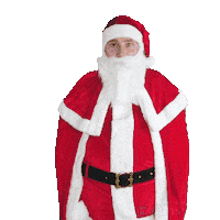 Santa Johnsen Sticker by teeshoppen